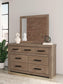 Garistyn Queen Panel Bed, Dresser, Mirror, Chest and Nightstand