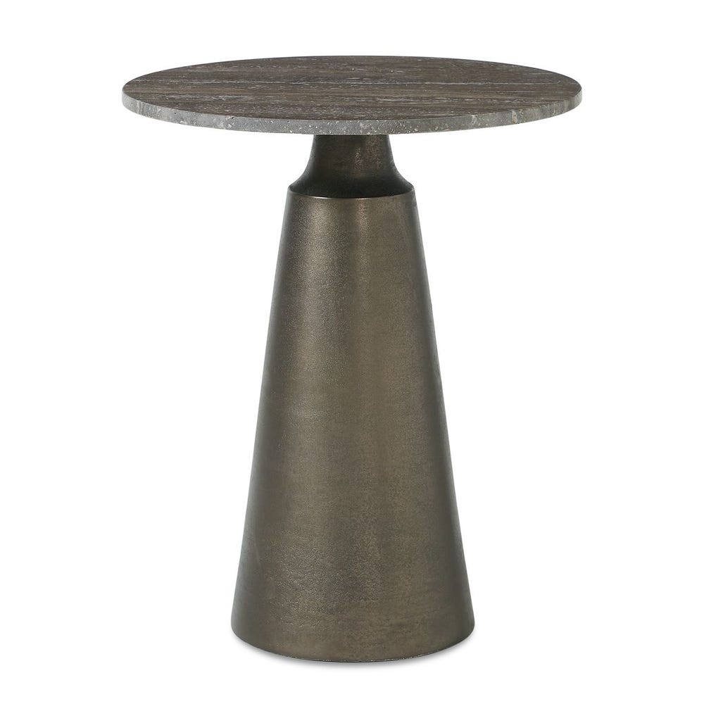 Midsummer Indoor-Outdoor Accent Table, Bronze, 2 CARTONS
