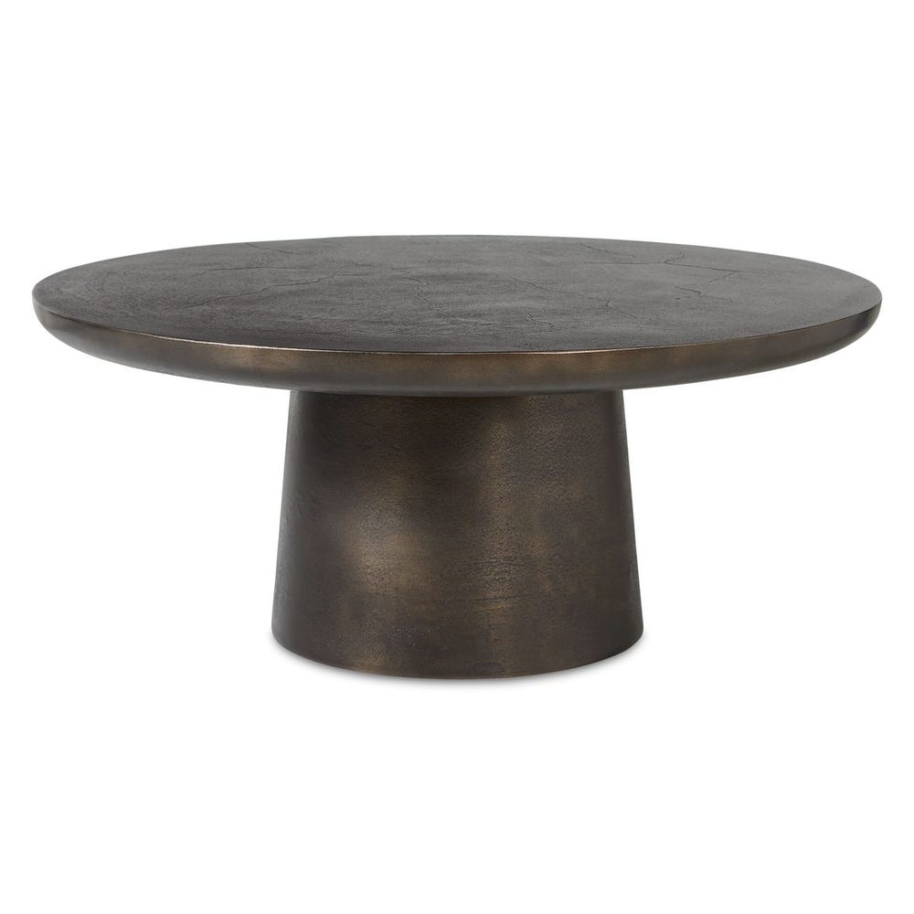Madrone Indoor-Outdoor Coffee Table, Golden Dark Bronze 2C