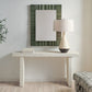 Hagan Indoor-Outdoor Console Table, Limestone, 2 CARTONS