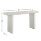 Hagan Indoor-Outdoor Console Table, Limestone, 2 CARTONS