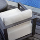 Remsen Outdoor Lounge Chair, Java Black/Oyster