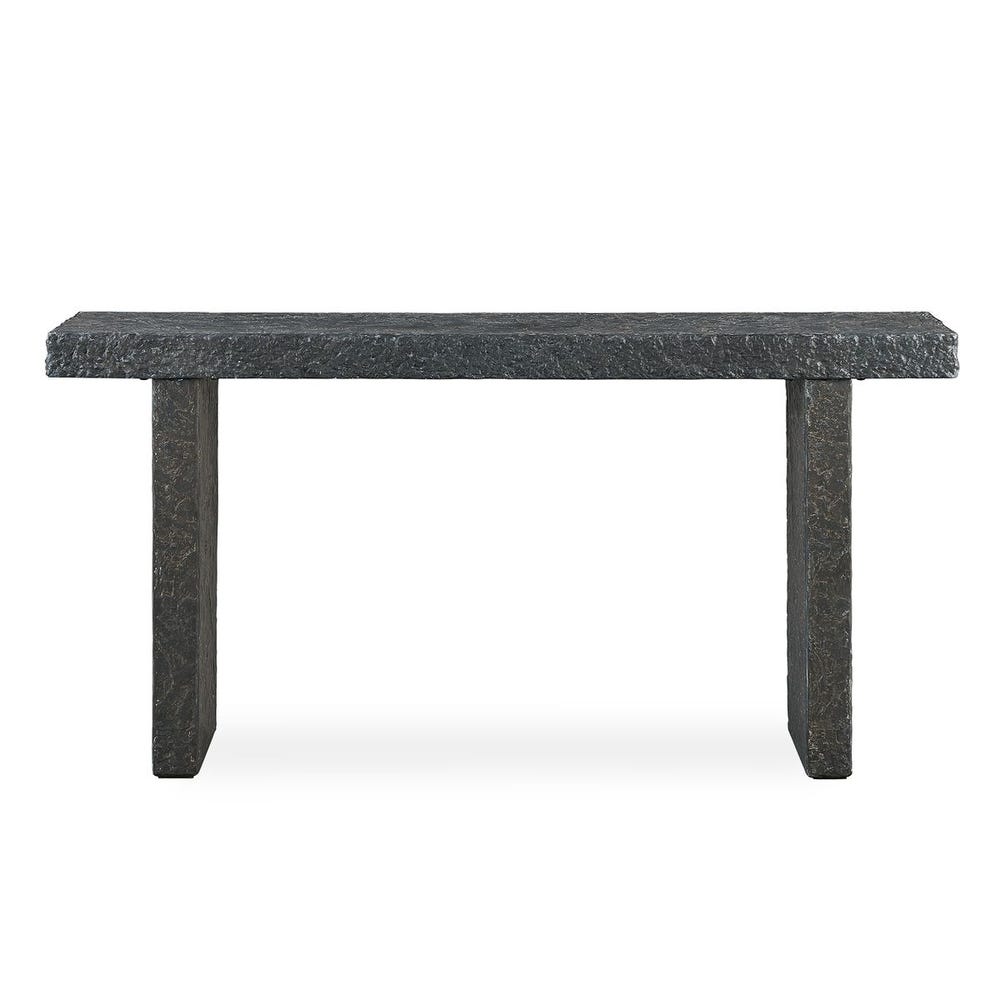 Hagan Indoor-Outdoor Console Table, Natural Slate, 2 CARTONS