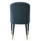 Brie Armless Chair, Blue, 2 Per Box, Priced Each