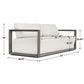 Remsen Outdoor 3 Seater Sofa, Weathered Gray/Oyster