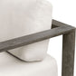 Remsen Outdoor 3 Seater Sofa, Weathered Gray/Oyster