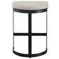Ivanna Counter Stool, Black - Beige