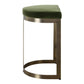 Ivanna Counter Stool, Brass - Moss