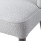 Brie Armless Chair, White, 2 Per Box, Priced Each