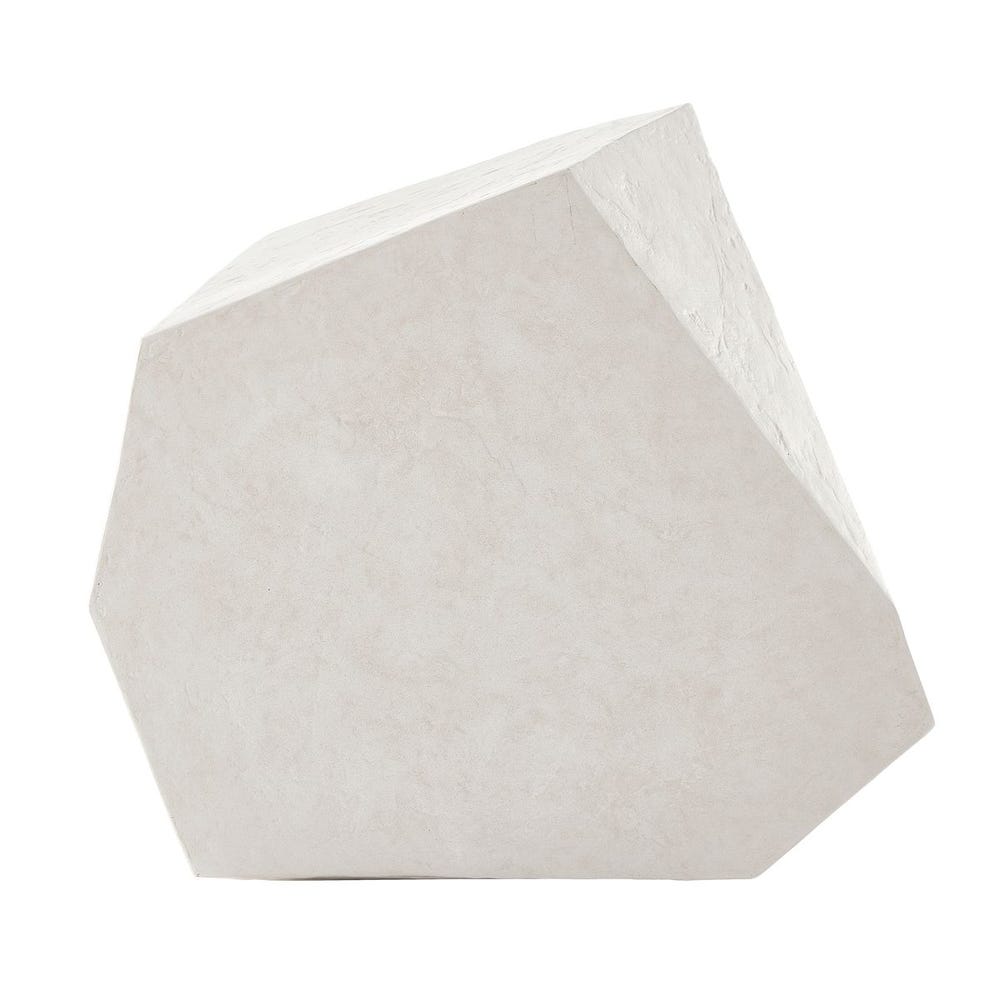 Parra Indoor-Outdoor Side Table, Limestone