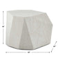 Parra Indoor-Outdoor Side Table, Limestone