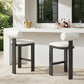 Bolster Back Outdoor Bar Stool