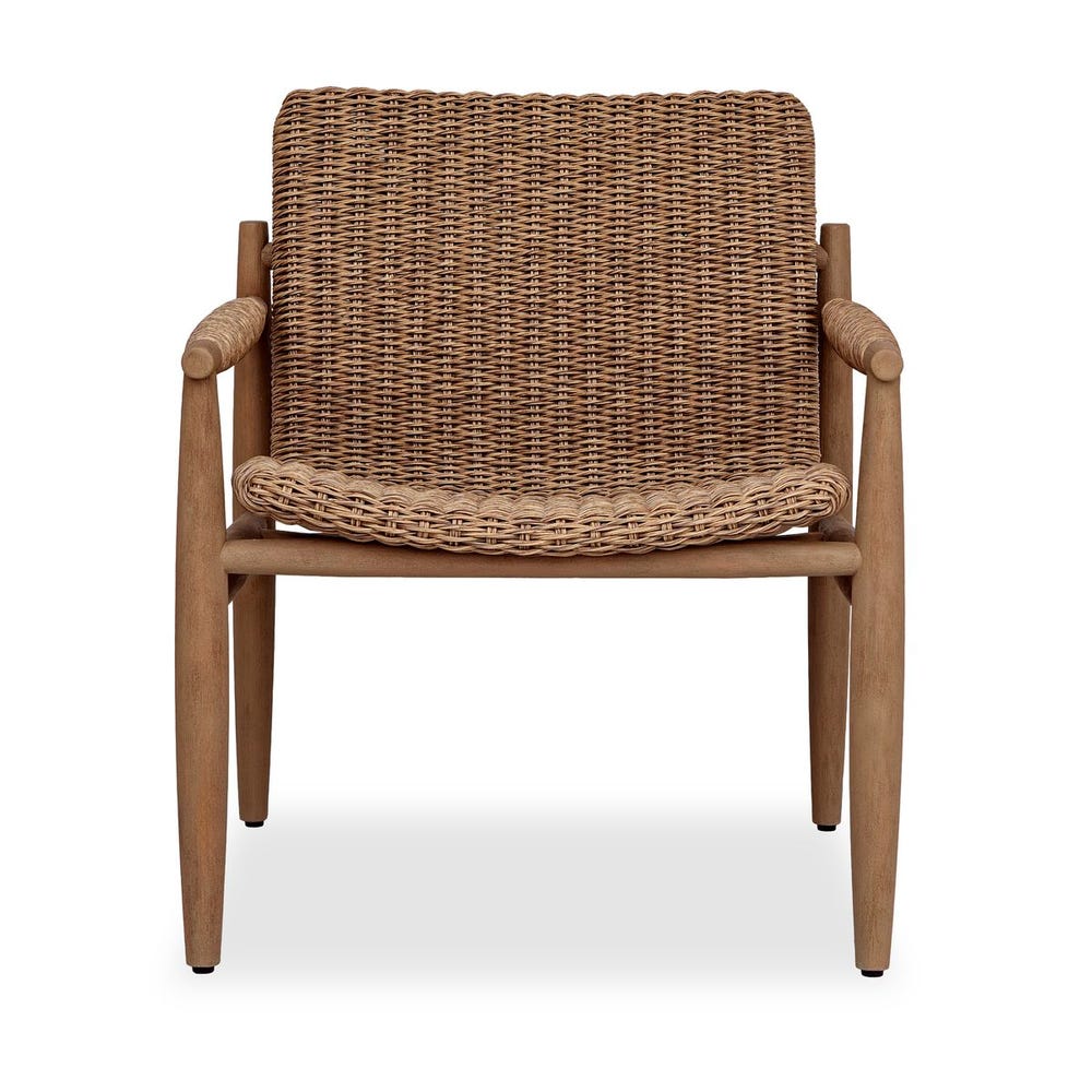Sumba Outdoor Lounge Chair, Golden Flax