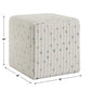 Joie Ottoman, Sea Blue
