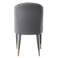 Brie Armless Chair, Gray, 2 Per Box, Priced Each