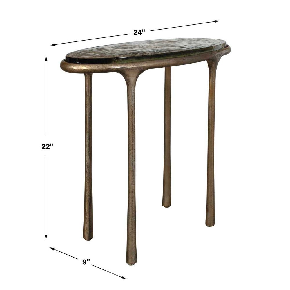 Ata Accent Table, Brass