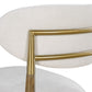 Moxie Armless Dining Chair,Walnut/White,2Per Box,Priced Each