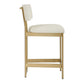 Apsley Counter Stool, Gold