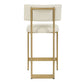 Apsley Counter Stool, Gold