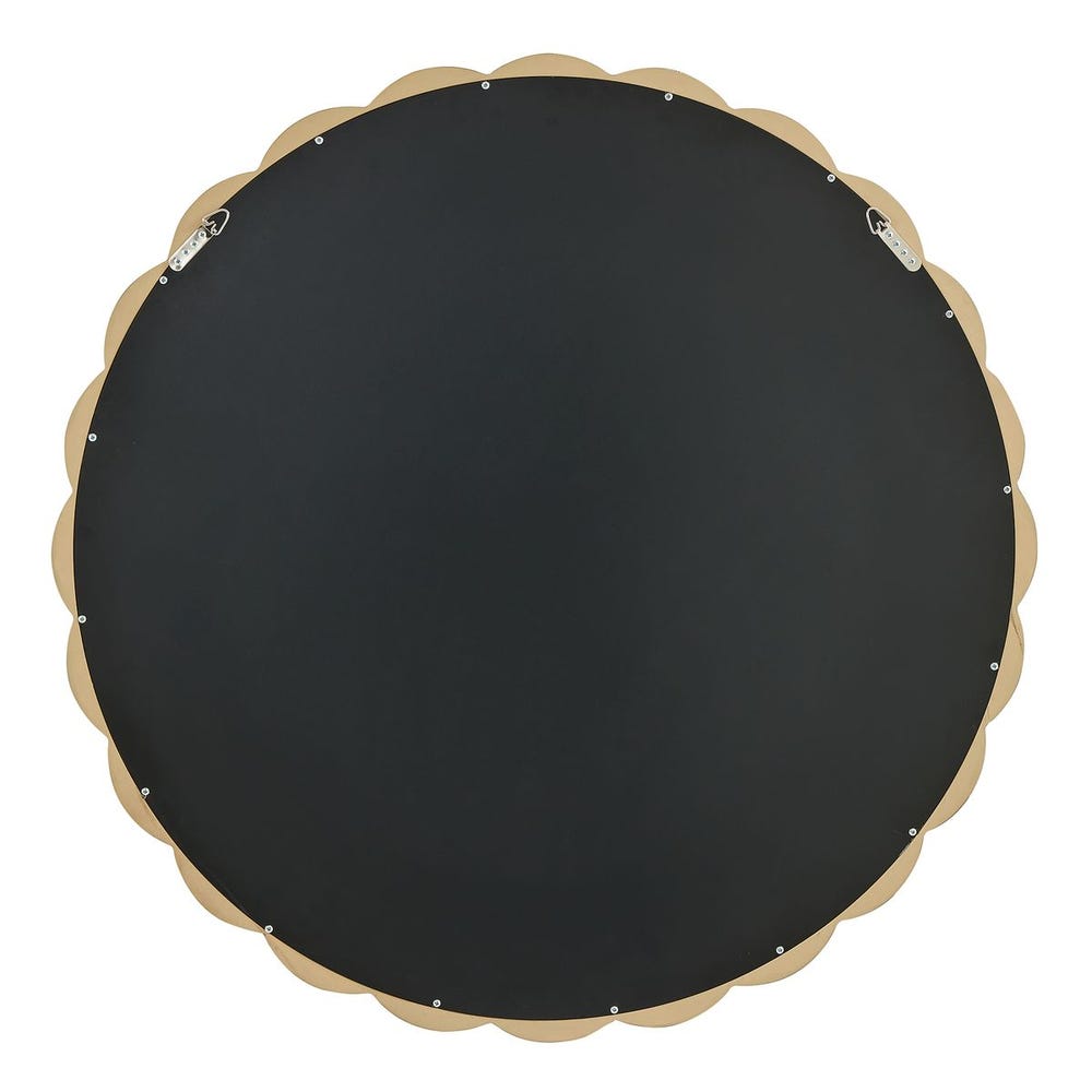 Cerrito Round Mirror, Burnished Ivory