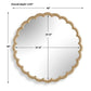 Cerrito Round Mirror, Burnished Ivory