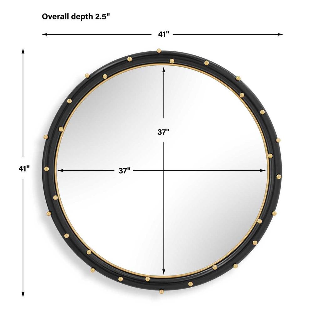 Helia Round Mirror