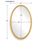 Elstree Oval Mirror