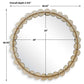 Nolina Round Mirror, 2 CARTONS