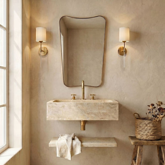 Belvoir Mirror, Brass