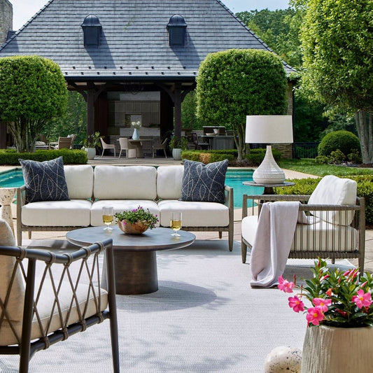 Borneo Outdoor Sofa, Oyster