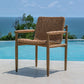 Sumba Outdoor Dining Chair, Golden Flax
