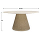Cardoso Indoor-Outdoor Dining Table, 2 Cartons