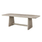Harbor Herringbone Indoor-Outdoor Dining Table, 2 CARTONS