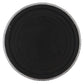 Portside Round Mirror, Gray