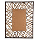 Teak Maze Rectangle Mirror