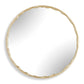 Crinkle Round Mirror