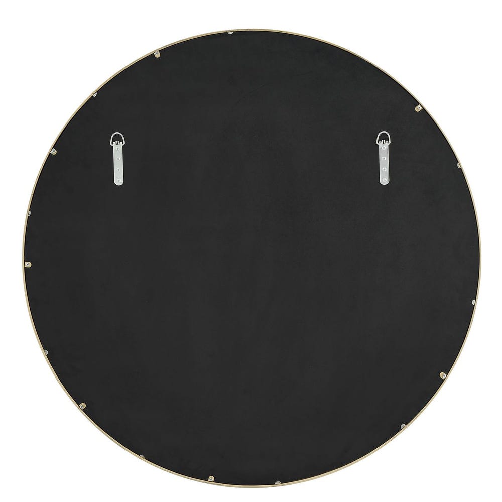 Crinkle Round Mirror