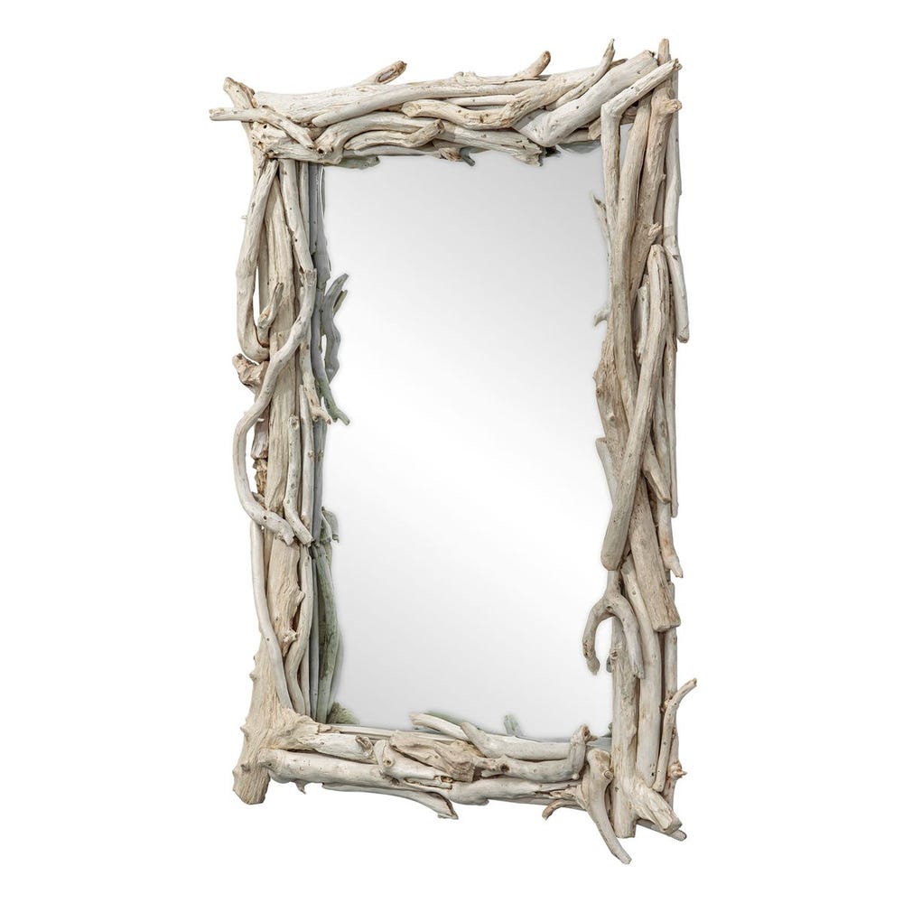 Rooted Reflection Mirror, Bleached