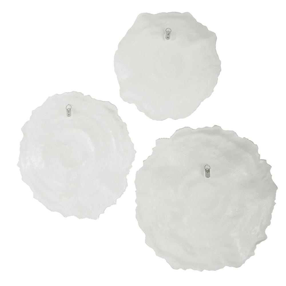 Ocean Gems Indoor-Outdoor Wall Decor, Natural, S/3