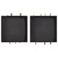 Crosshatch Metal Wall Decor, S/2