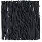 Gathered Teak Square Wood Wall Decor, Black
