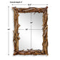 Rooted Reflection Mirror, Natural