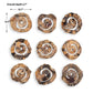 Corkscrew Wood Wall Decor, S/9