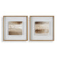 Between Lines Hand Painted Canvases, S/2