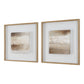 Between Lines Hand Painted Canvases, S/2