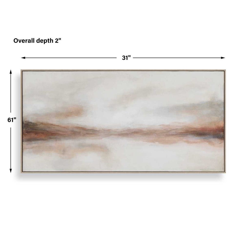Haze in the Horizon Hand Painted Canvas