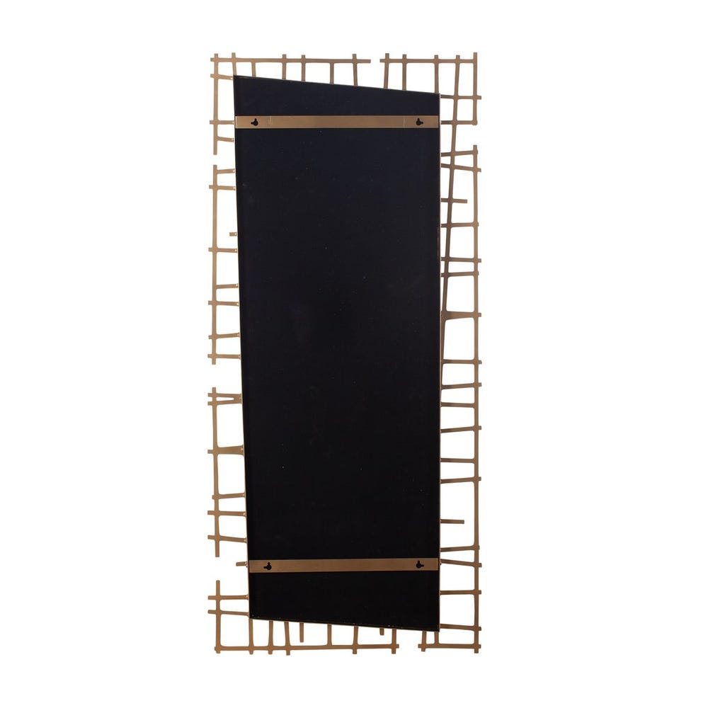 Golden Intersection Metal Wall Decor