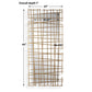Golden Intersection Metal Wall Decor