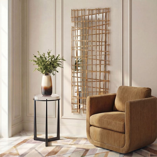 Golden Intersection Metal Wall Decor