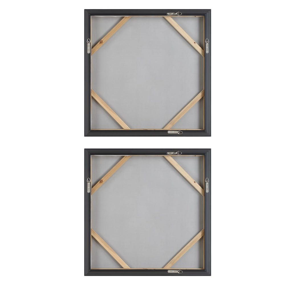 Unpredictable Hand Painted Canvases, S/2